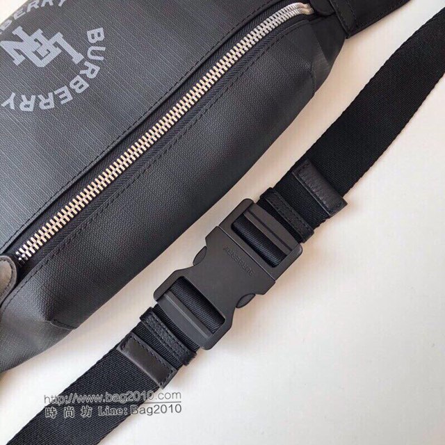 Burberry專櫃新款包包 巴寶莉London格紋腰包胸包挎包  db1011